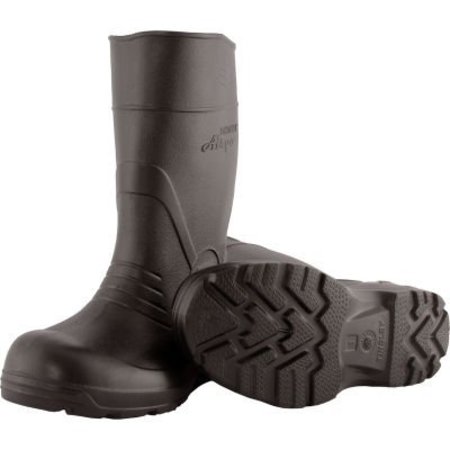 TINGLEY Airgo„¢ Ultra Lightweight Youth Boot, Children's Size 4, Plain Toe, Cleated Outsole, Black 21711.04